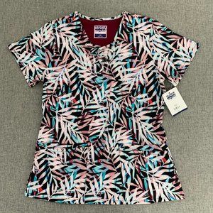 Brand New! Strictly‎ Scrubs Stretch Top Women's XS Multicolor Comfortable Soft